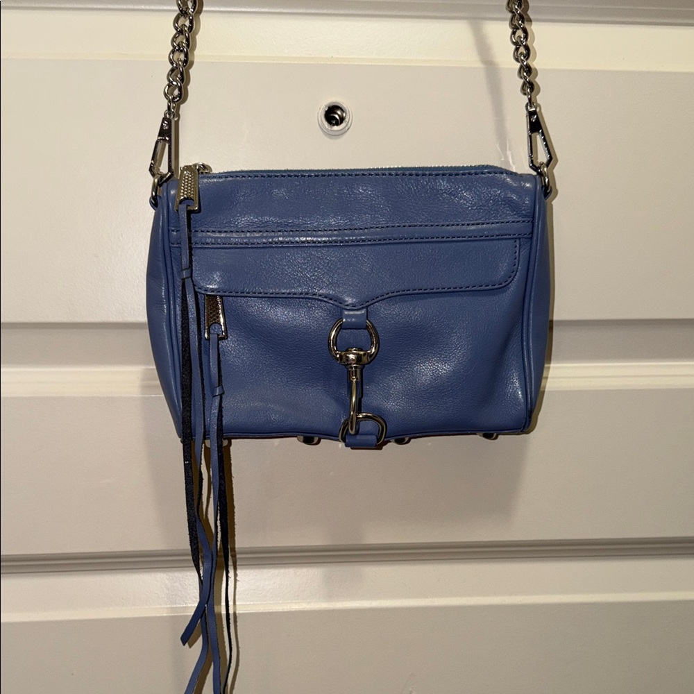 Rebecca Minkoff Light Blue Mini Mac Crossbody - Picture 2 of 9
